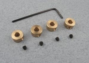 Wheel collets for RC planes